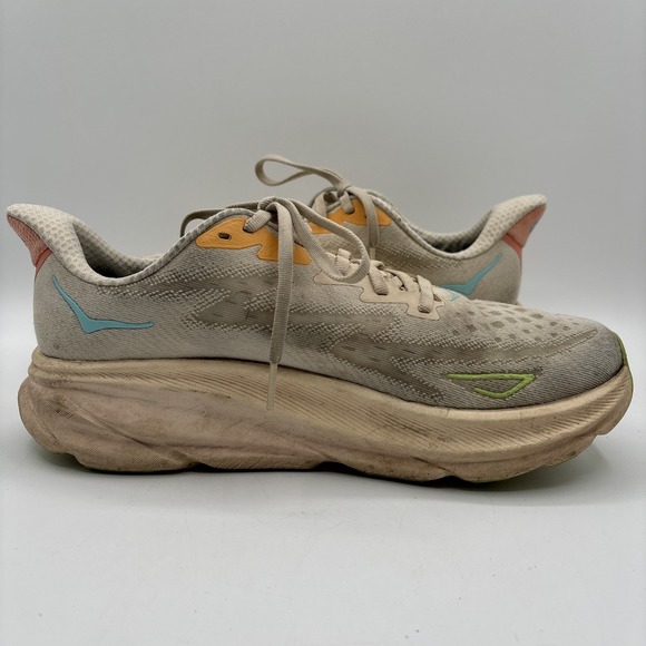Hoka One One Clifton 9 Women's 9.5 B Vanilla/Astral 1127896 VLS Running Shoes - Picture 7 of 13